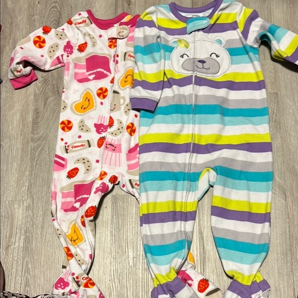 4/$20 Colorful Kids One Piece Pajamas - Picture 1 of 1